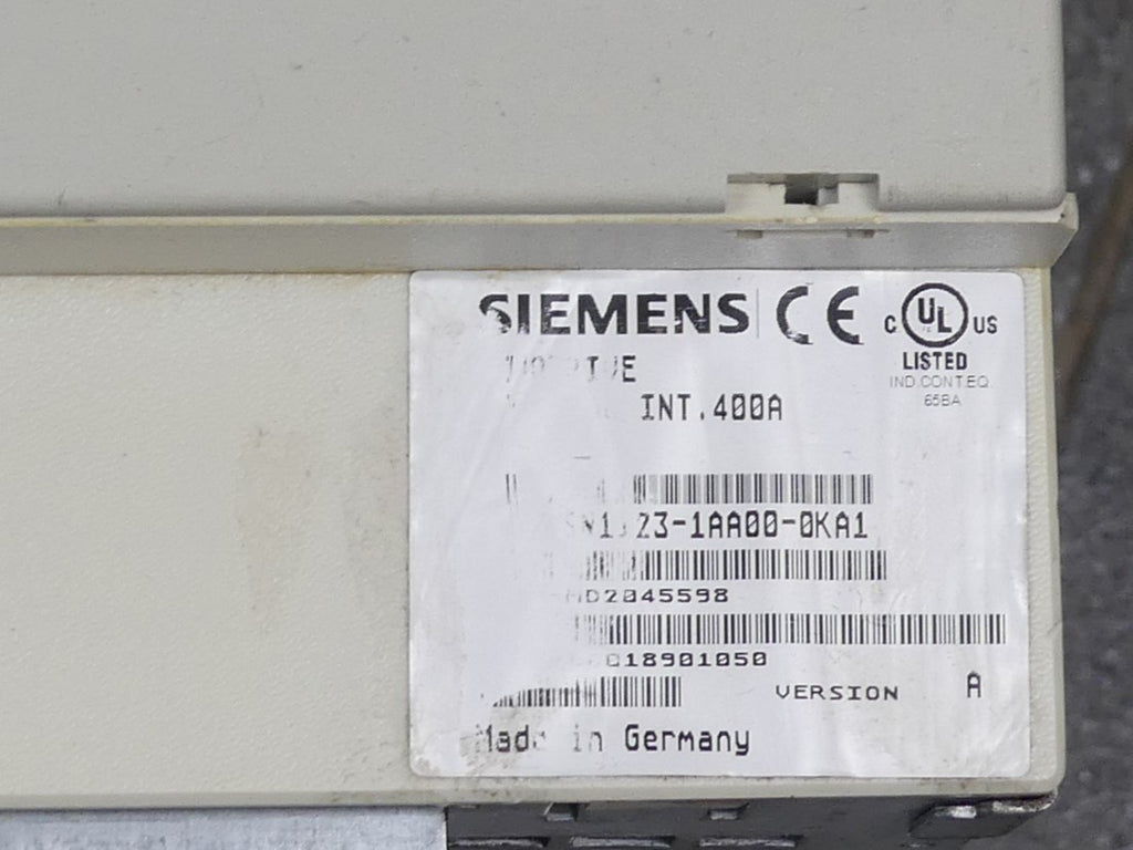Siemens 6SN1123-1AA01-0KA1   version:A