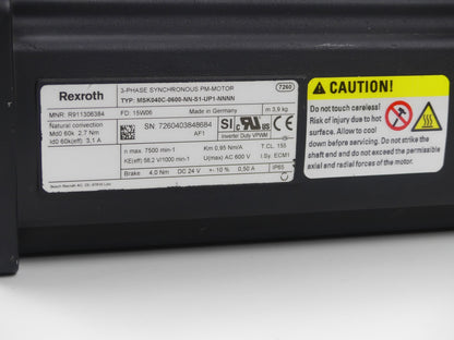Rexroth MSK040C-0600-NN-S1-UP1-NNNN