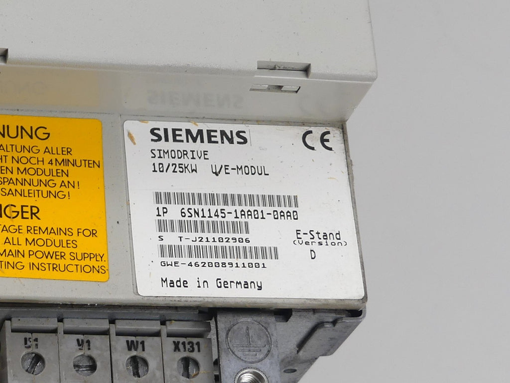 Siemens 6SN1145-1AA01-0AA0  version: D