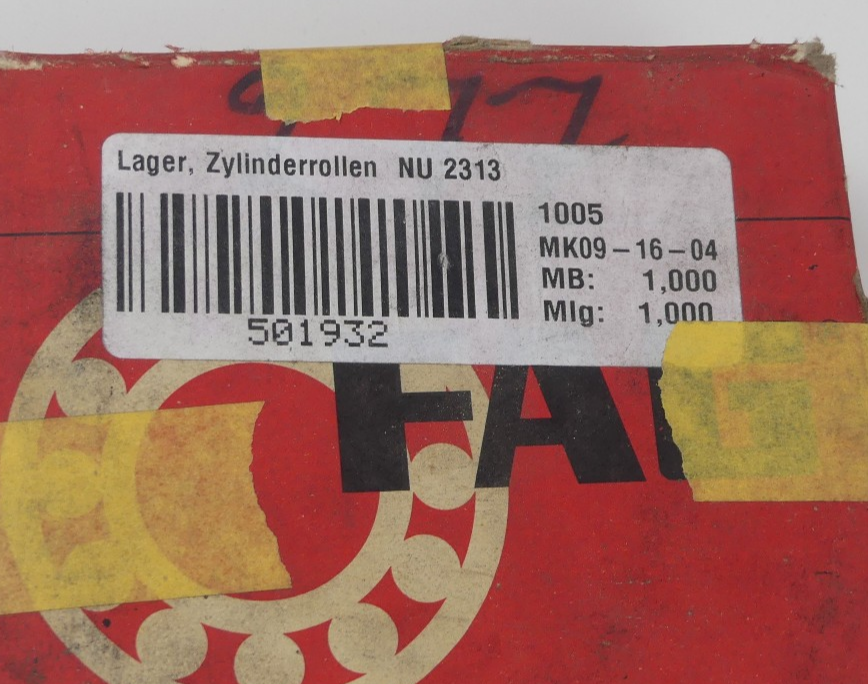 FAG NU2313