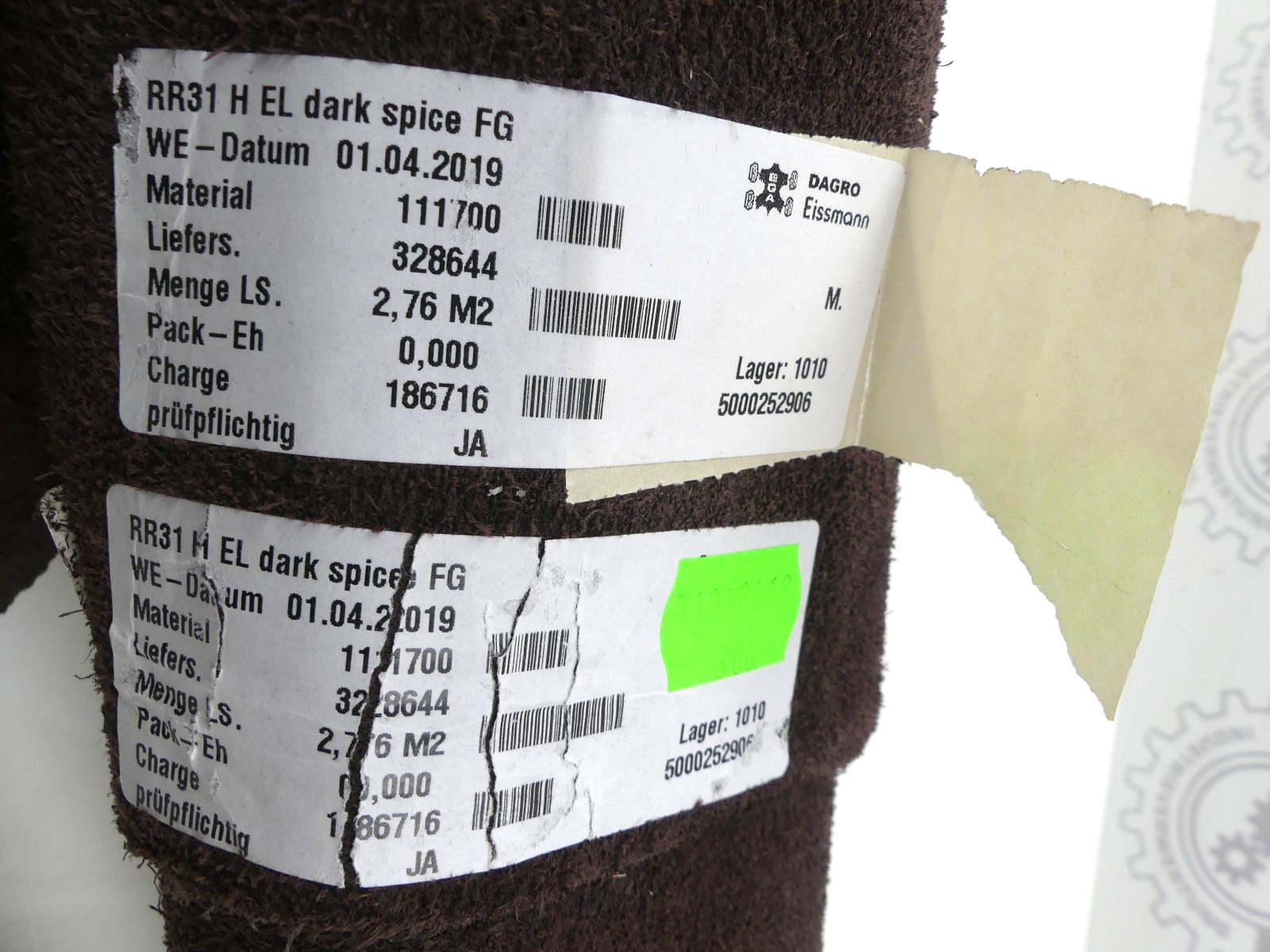 Leder 2,76m2   FULL GRAIN lederfarbe DARK SPICE(braun farbe)