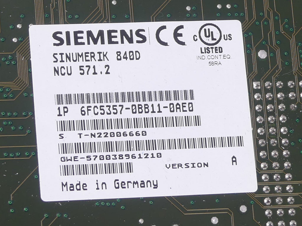Siemens 6FC5357-0BB11-0AE0 Version A