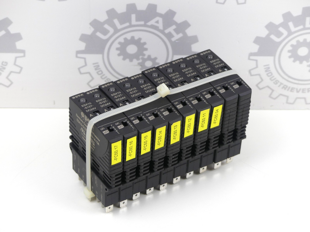 10x E-T-A ESX10-S127-DC24V-1A-10A