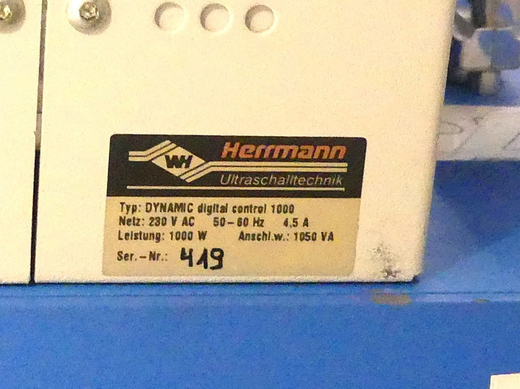Herrmann Ultraschalltechnik PSD.D.C + Dynamic digial control 1000