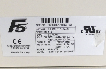 KEB F5 12.F5.M1D-3AHD ( leicht beschädigt )