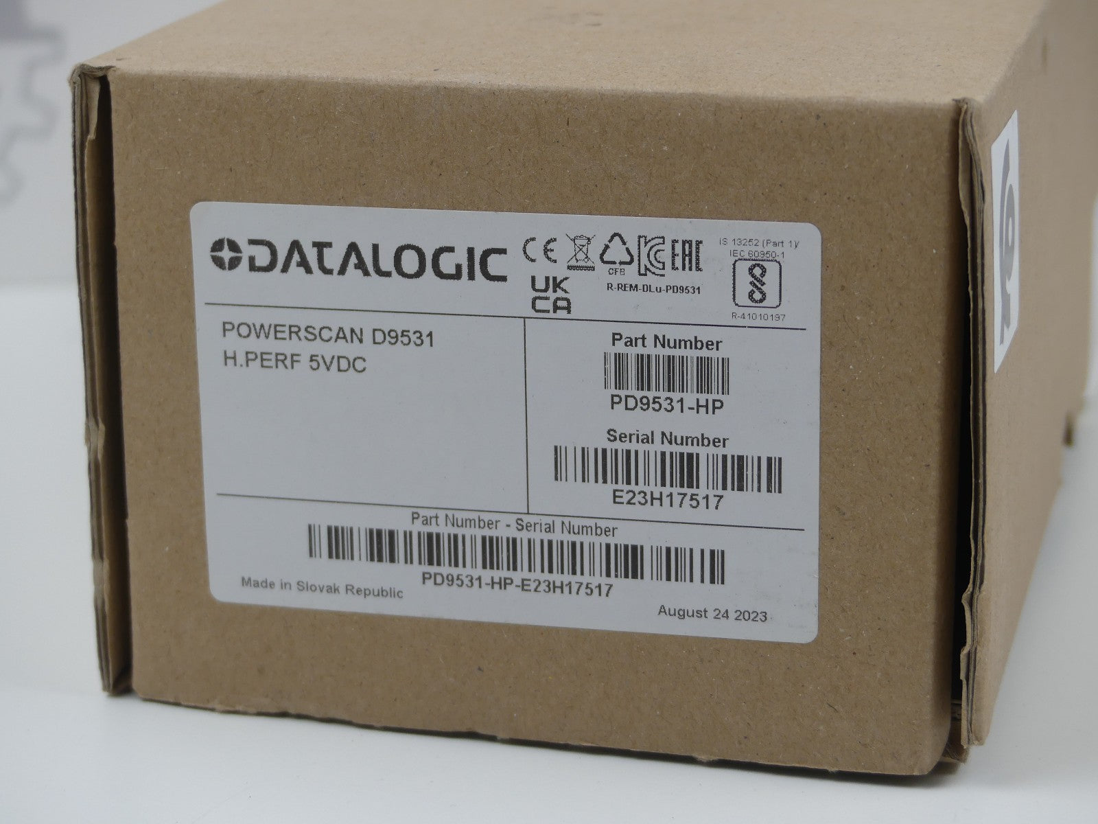 DATALOGIC POWERSCAN PD9531 ( type:HP)