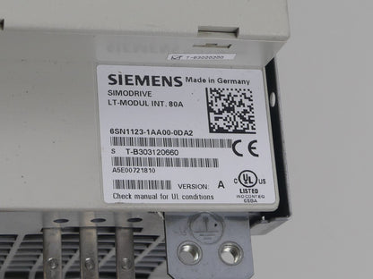Siemens 6SN1123-1AA00-0DA2  version: A