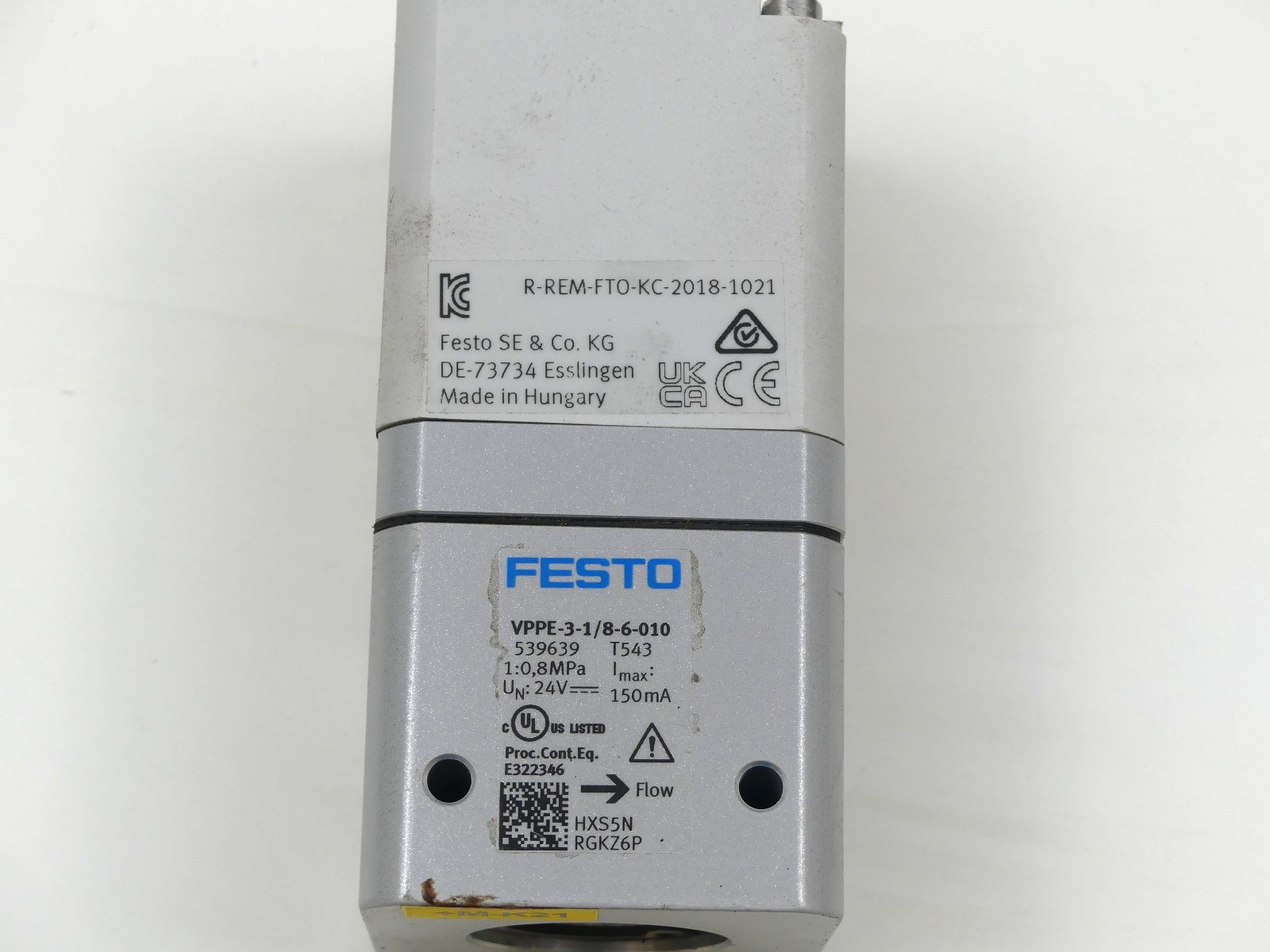 FESTO R-REM-FTO-KC-2018-1021 VPPE-3 1/8-6-010