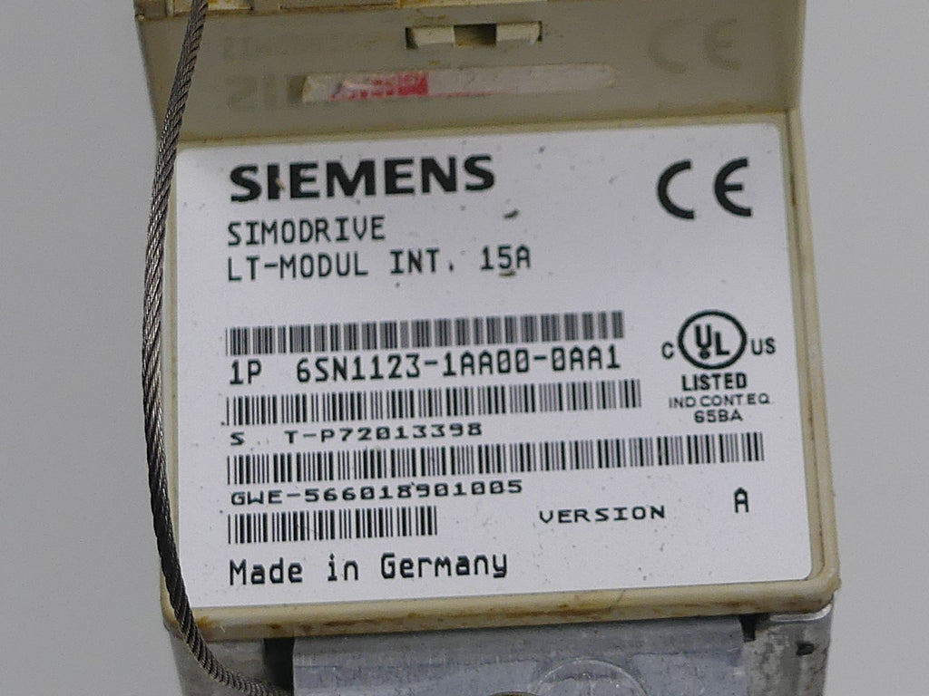 Siemens 6SN1123-1AA00-0AA1 SIMODRIVE