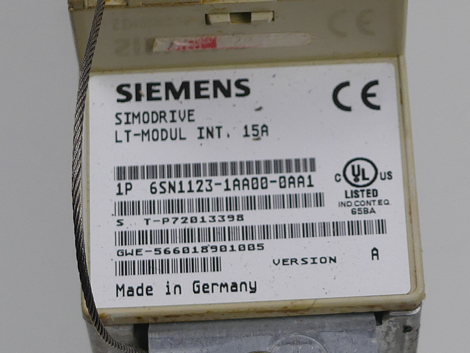 Siemens 6SN1123-1AA00-0AA1 SIMODRIVE