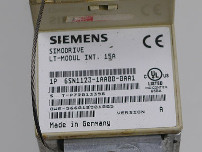 Siemens 6SN1123-1AA00-0AA1 SIMODRIVE