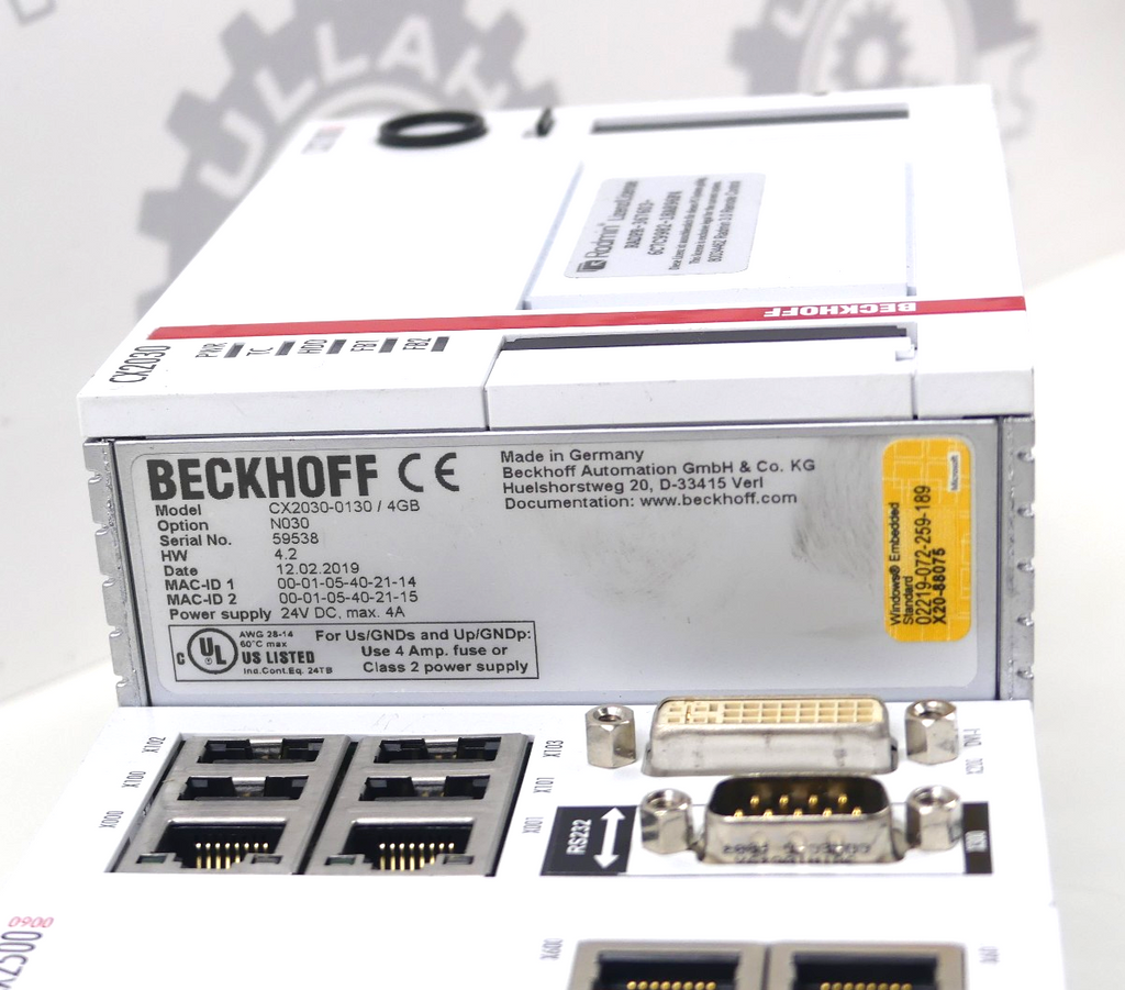 Beckhoff CX2030-0130 /4GB + CX2000-0060 + CX1800-2044
