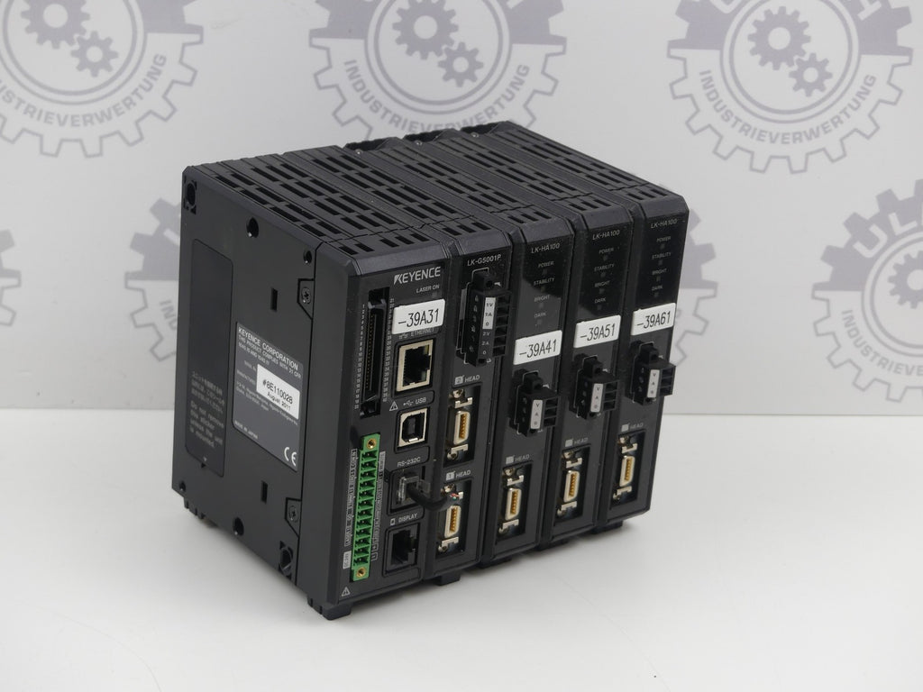 KEYENCE LK-G5001P Steuergerät + 3x LK-HA100