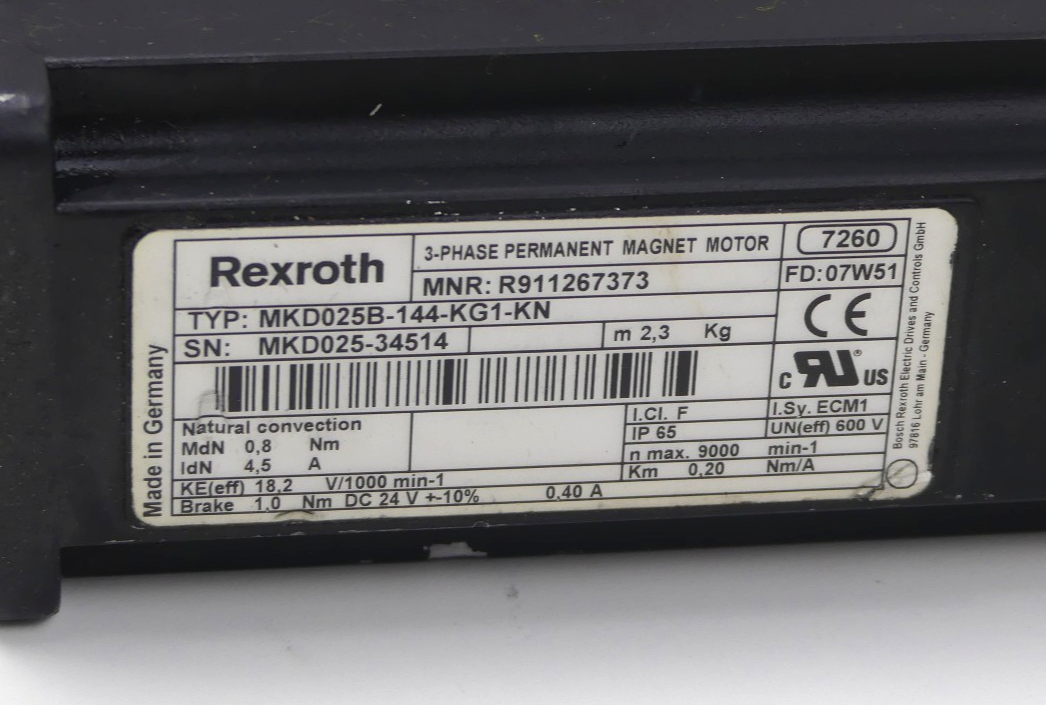 Rexroth MKD025B-144-KG1-KN