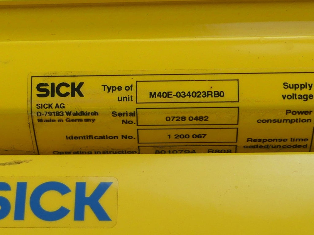 Sick M4000 Advanced M40S-034003AA0 + M40E-034023RB0 Sicherheitslichtschranke