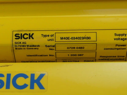 Sick M4000 Advanced M40S-034003AA0 + M40E-034023RB0 Sicherheitslichtschranke
