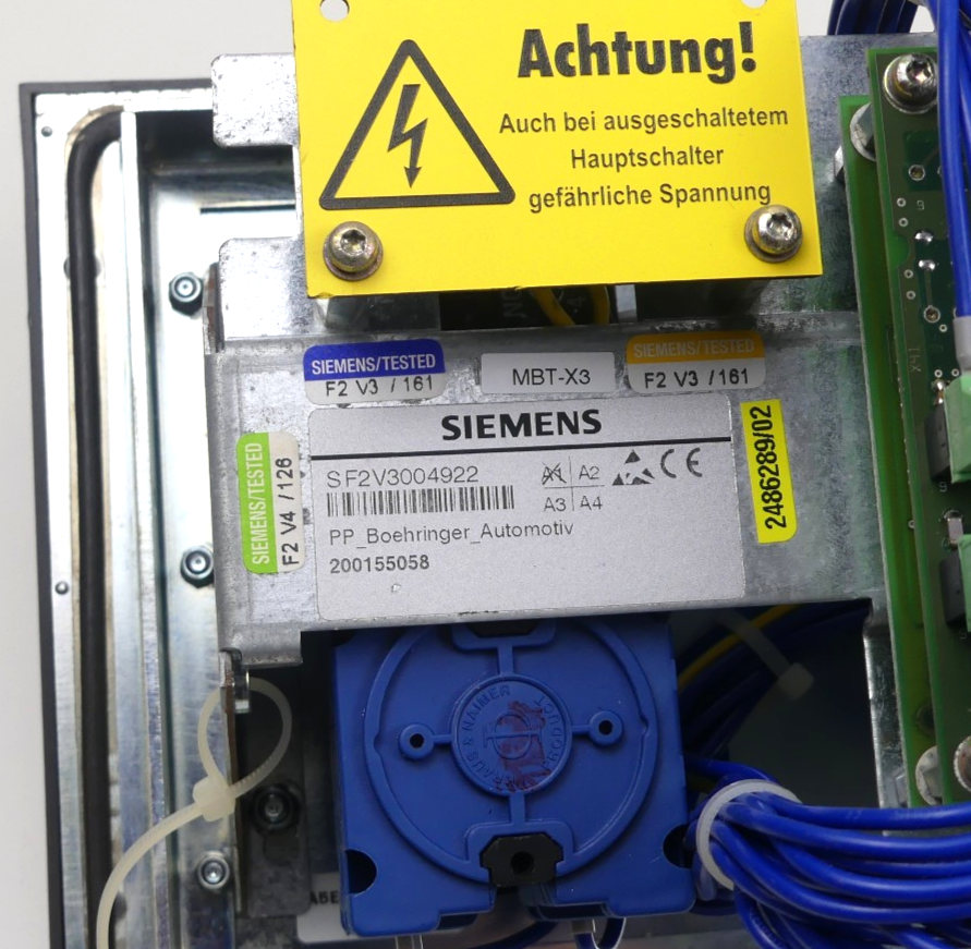 Siemens Bedienfeld SF2V3004922 Steuerungseinheit für Industrie