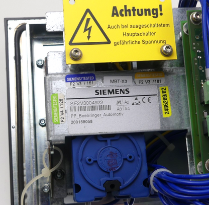 Siemens Bedienfeld SF2V3004922 Steuerungseinheit für Industrie
