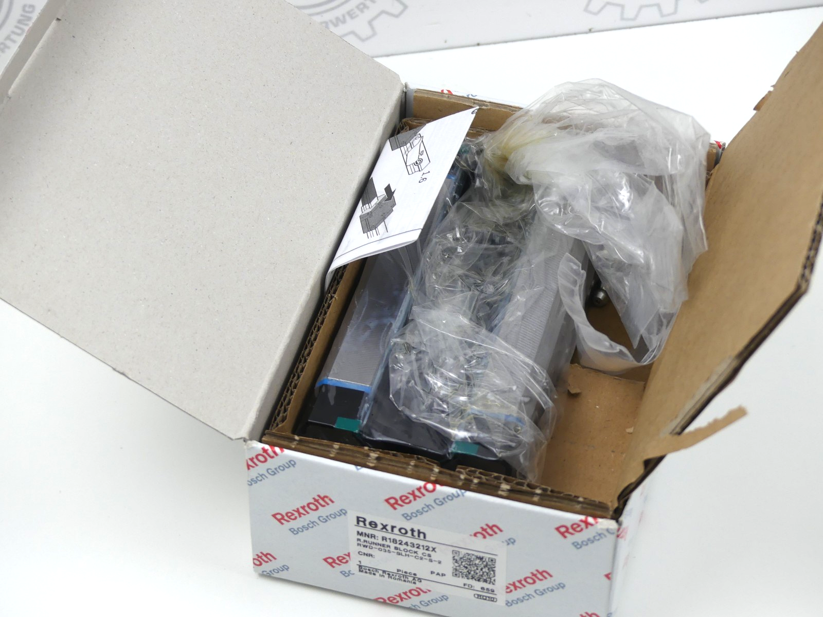 REXROTH RWD-035-SLH-C2-S-2 R18243212X R.RUNNER BLOCK CS