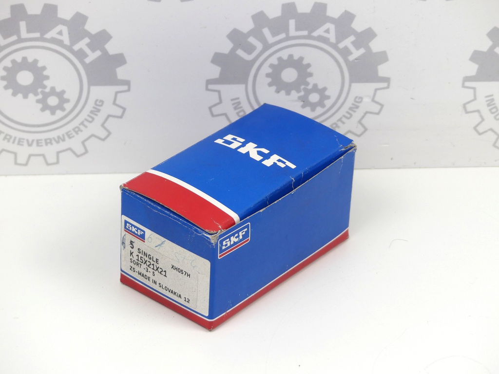 SKF K15X21X21/SORT-3-5 SKF 15 x 21 x 21 mm NEEDLE ROLL. (6 stück)