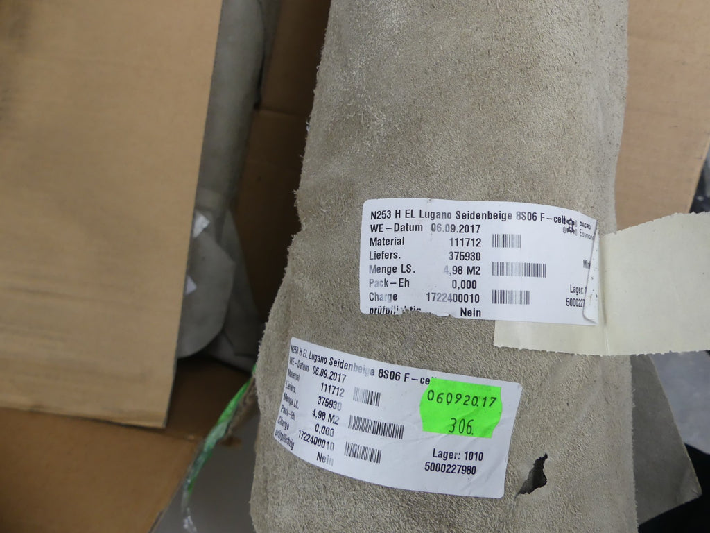 Autoleder Echtleder N253 H EL Lugano Seidenbeige 8S06 F-cell 4,98m2