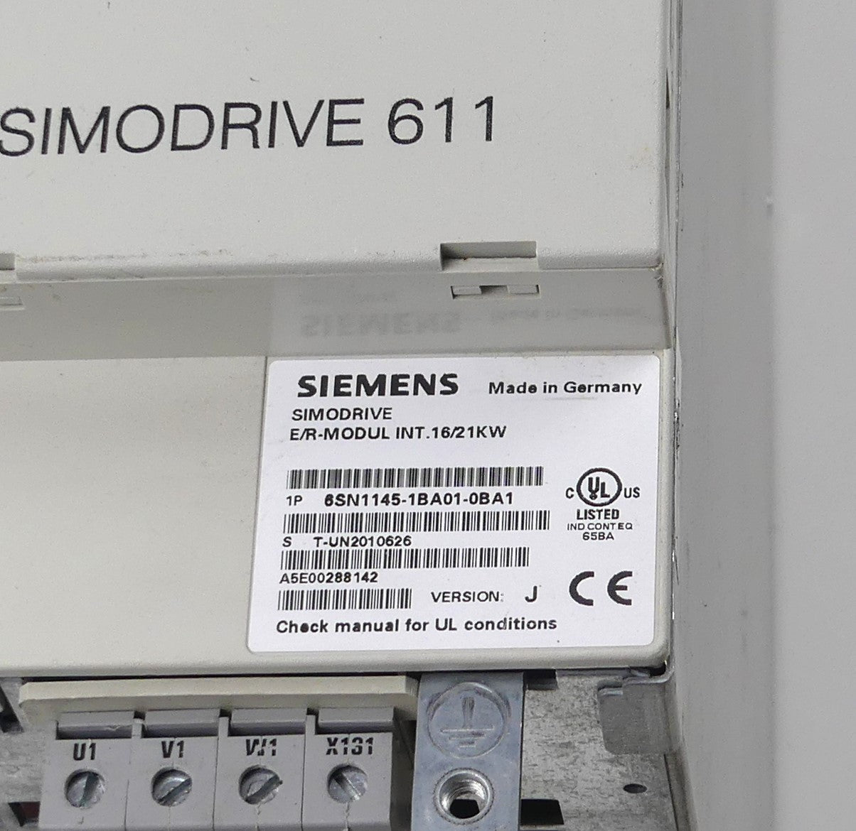 Siemens 6SN1145-1BA01-0BA1    version: J