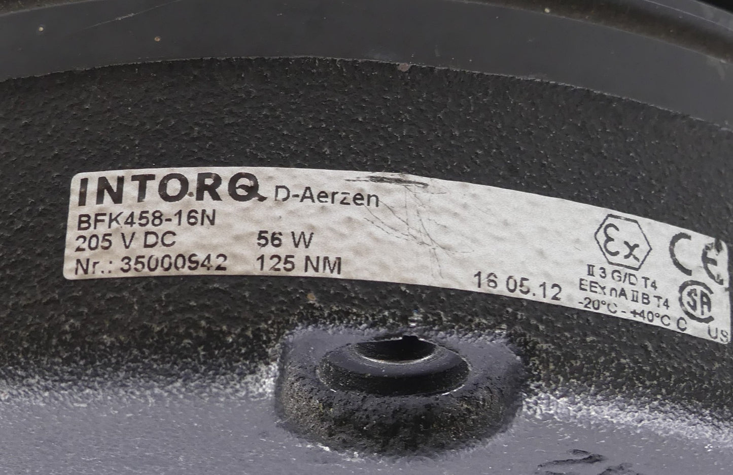 INTORQ BFK458-16N + FDC A2T-G Fußschalter