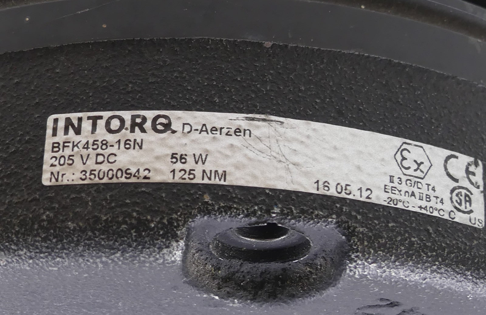 INTORQ BFK458-16N + FDC A2T-G Fußschalter