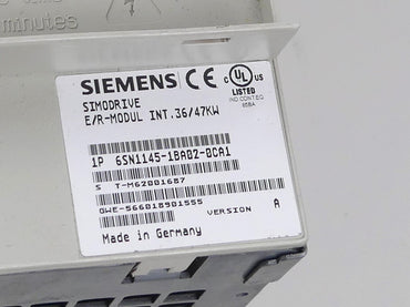 Siemens 6SN1145-1BA02-0CA1  version: A
