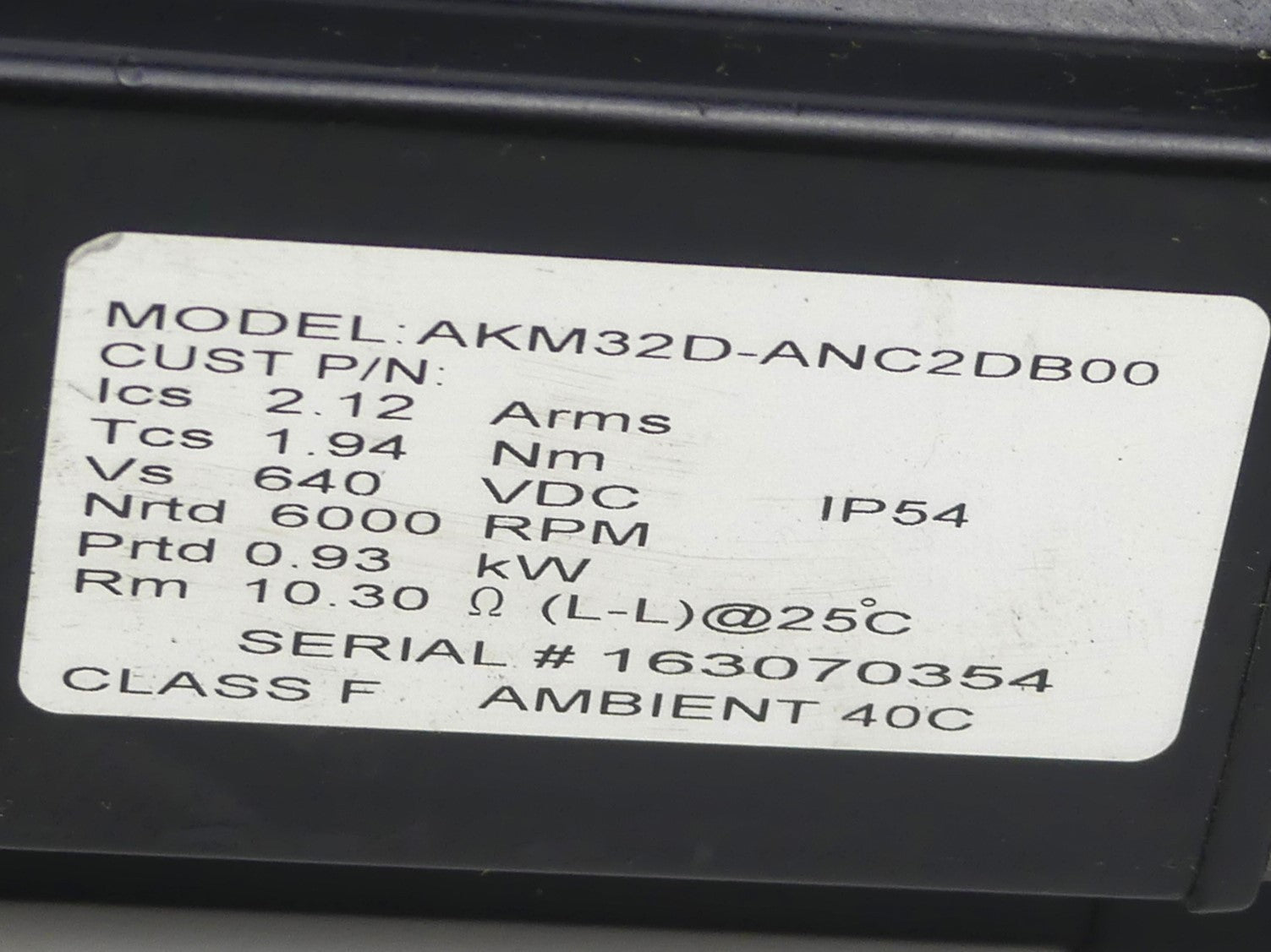 Kollmorgen AKM32D-ANC2DB00