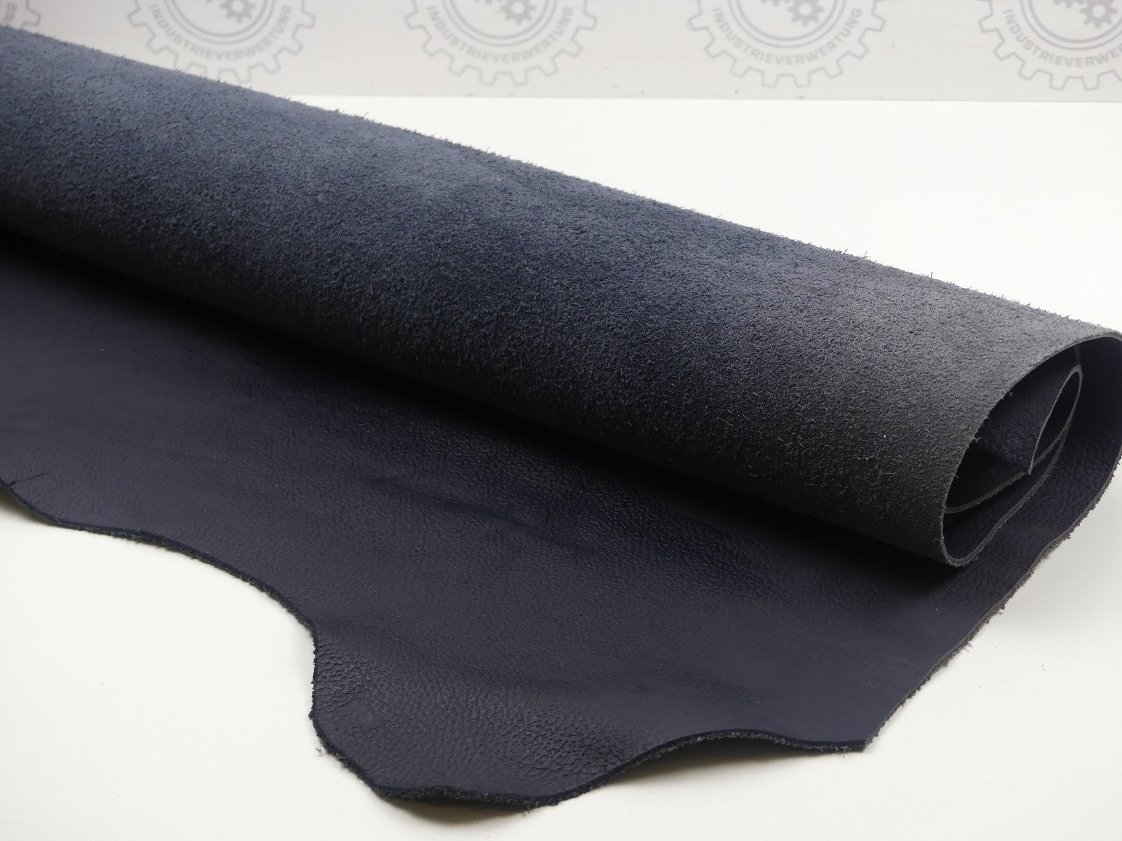 Leder 3,14m2   FULL GRAIN lederfarbe NAVY BLUE FG