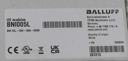 Balluff BNI005L BNI IOL-302-000-K006