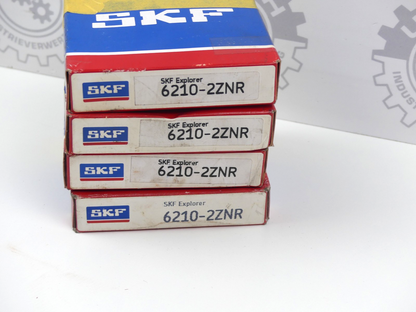 4x SKF 6210-2ZNR