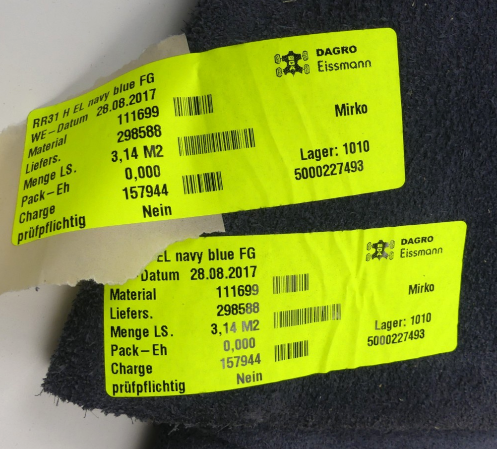 Leder 3,14m2   FULL GRAIN lederfarbe NAVY BLUE FG
