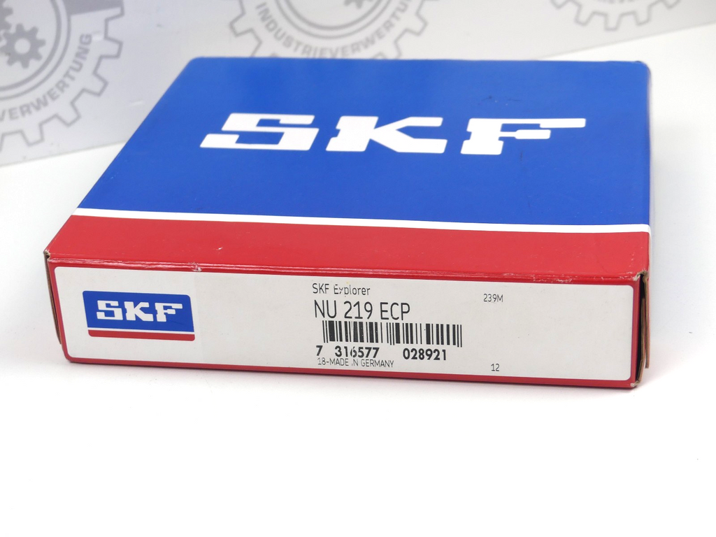 SKF NU219ECP Radial Zylinderrollenlager Kugellager 95x170x32mm