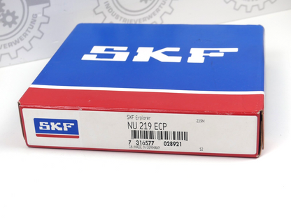 SKF NU219ECP Radial Zylinderrollenlager Kugellager 95x170x32mm