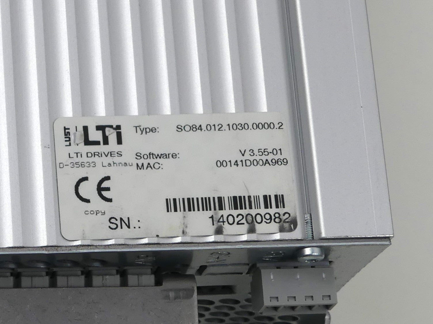 LTi SO84.012.1030.0000.2 Servo Drive SO84012103000002
