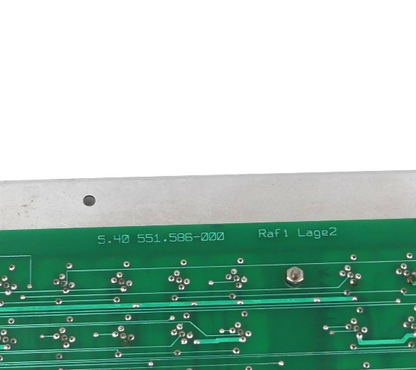 Rafi Bedienpanel Lage2 5.40 551.586-000  panel 3.99100.618/0000-000319.005