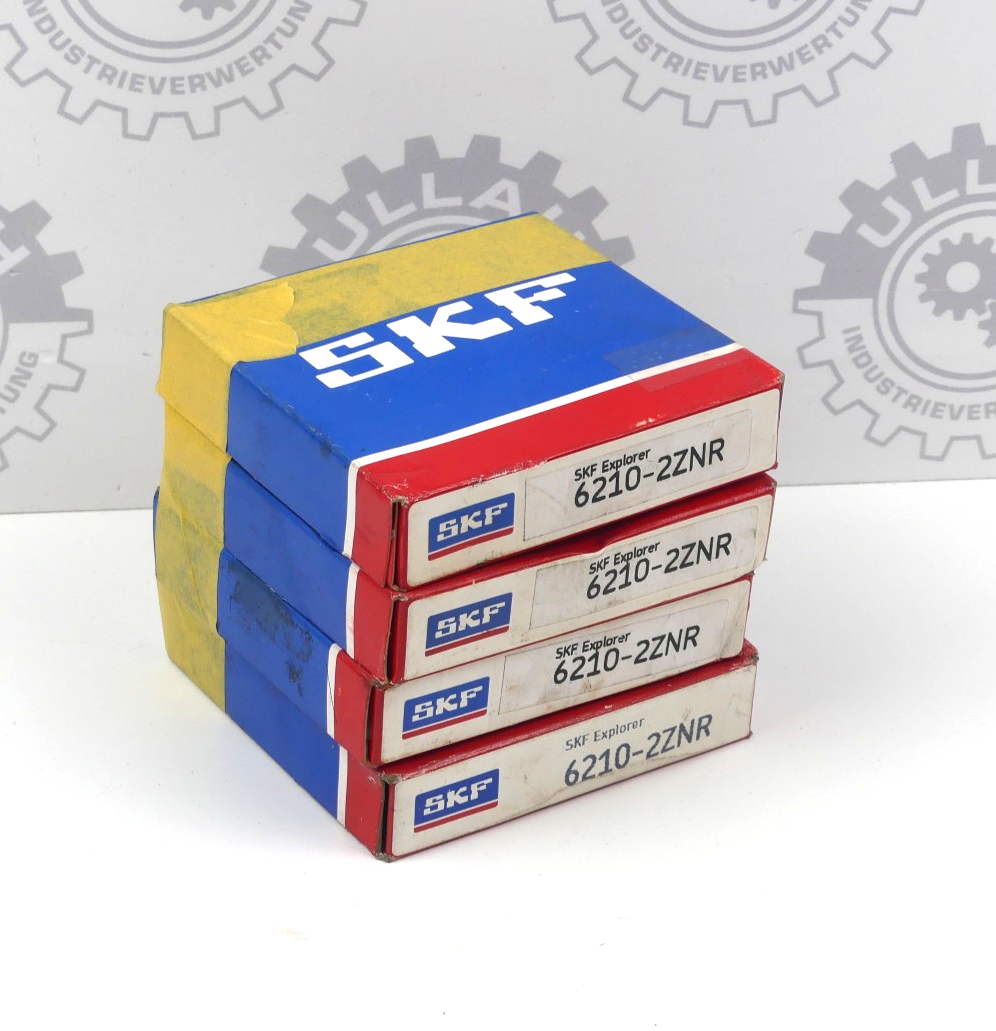 4x SKF 6210-2ZNR