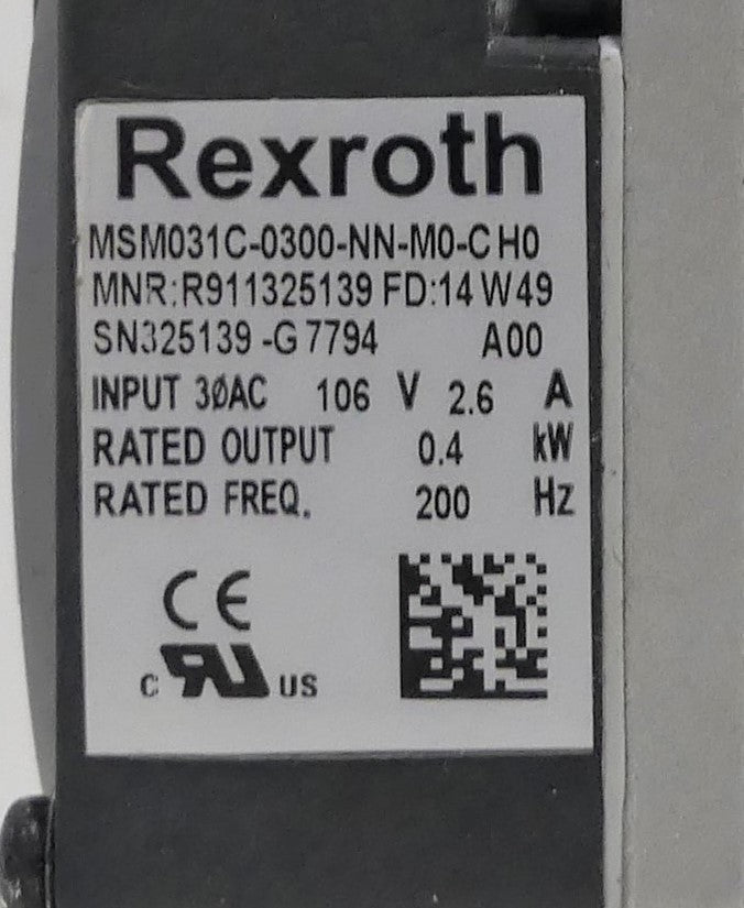 Rexroth MSM031C-0300-NN-M0-CH0