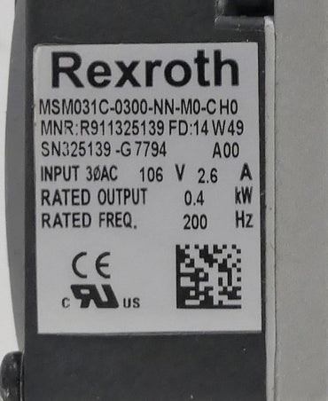 Rexroth MSM031C-0300-NN-M0-CH0