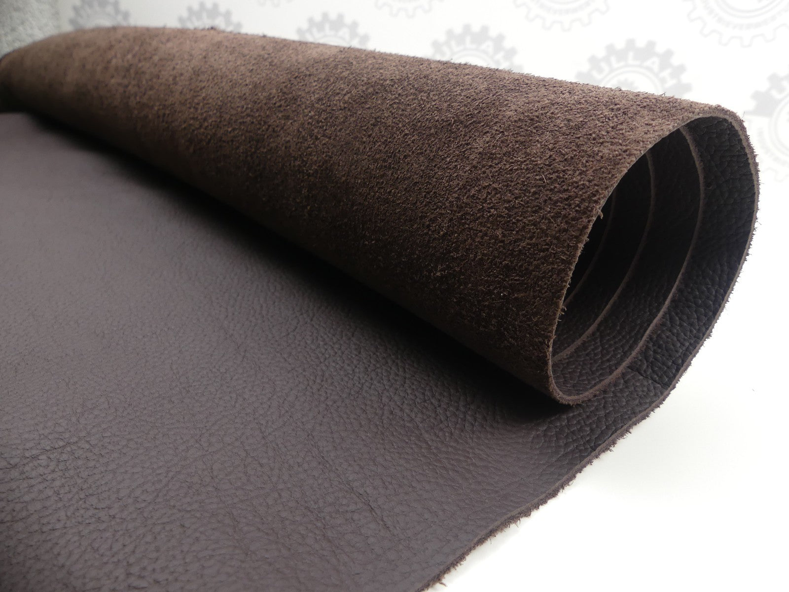 Leder 2,76m2   FULL GRAIN lederfarbe DARK SPICE(braun farbe)
