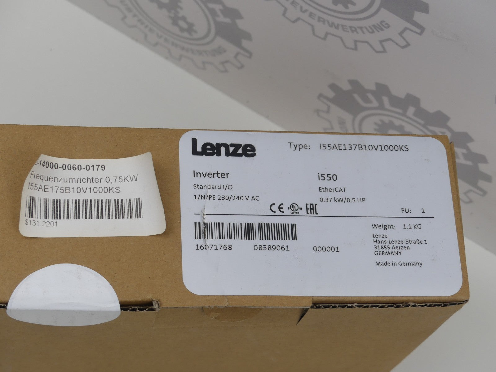 Lenze I55AE137B10V1000KS Frequenzumrichter i550