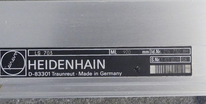 Heidenhain Maßstab LS 703 ML 920 mm Id.Nr.: 216 750 8H