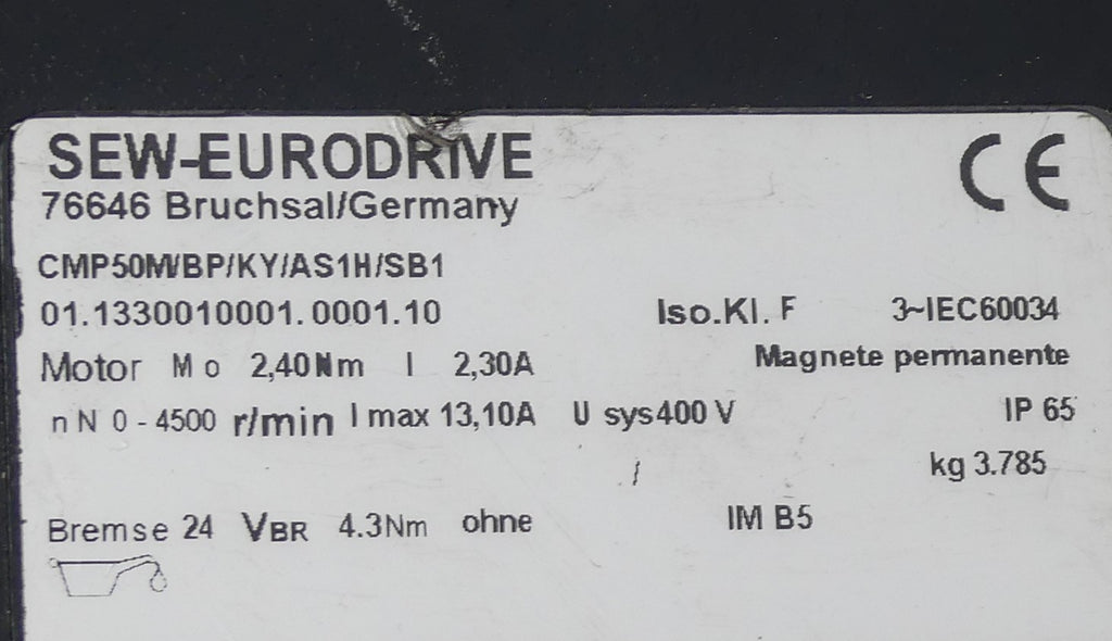 SEW Eurodrive CMP50M/BP/KY/AS1H/SB1