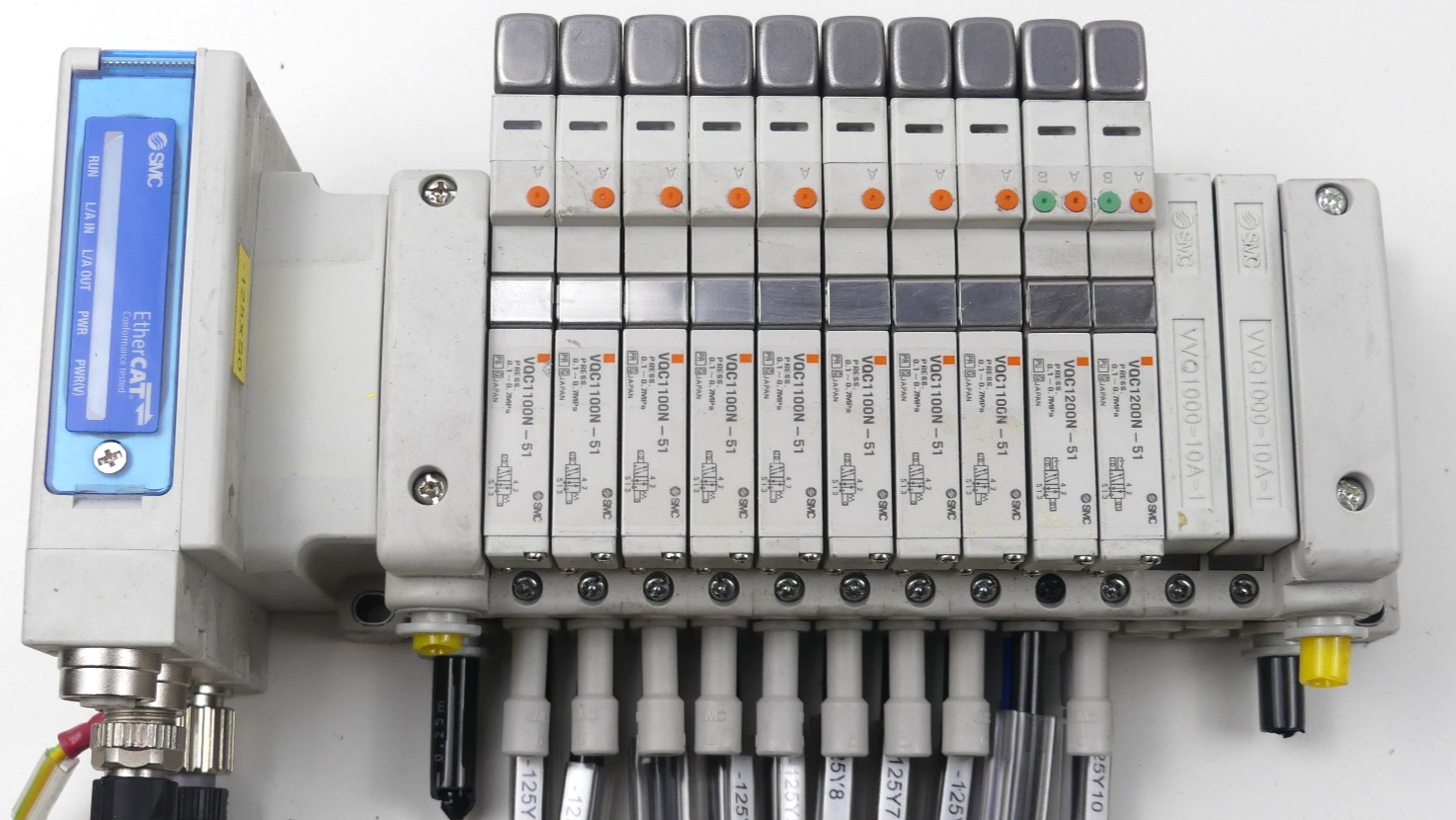 SMC EX260-SEC1 + 8x VQC1100N-51 + 2x VQC1200N-51
