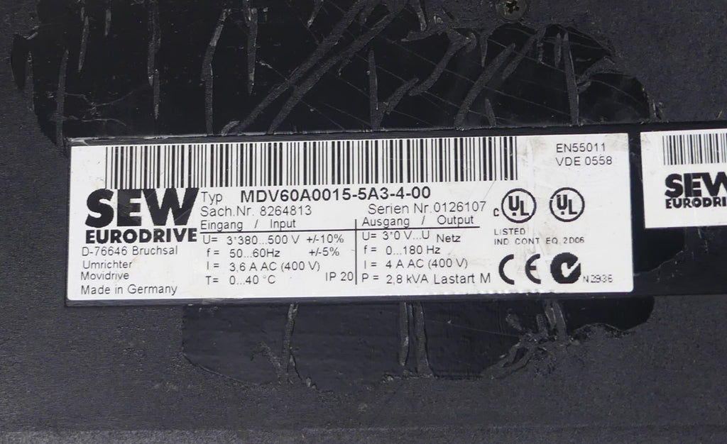 SEW Eurodrive MDV60A0015-5A3-4-00
