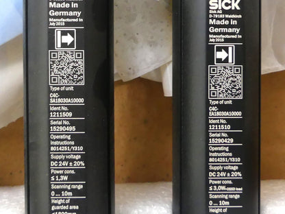 Sick Sicherheitslichtvorhang  C4C-SA18030A10000 + EA18030A10000 NEU