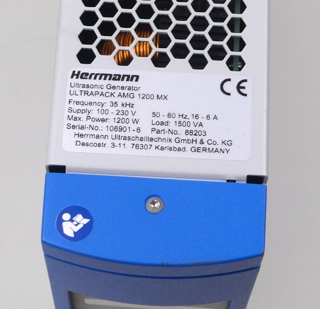 HERRMANN Ultrasonic Generator ULTRAPACK AMG 1200 MX