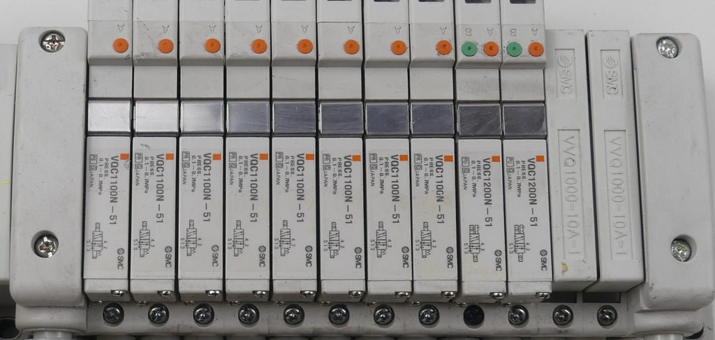 SMC EX260-SEC1 + 8x VQC1100N-51 + 2x VQC1200N-51